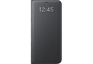 SAMSUNG LED View Cover, Bookcover, Samsung, Galaxy S8+, Schwarz