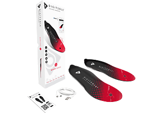 DIGITSOLE Digitsole Warm Series - Soletti smart - Taglio 36-37 - nero/rosso - Suola della scarpa (Nero/Rosso)