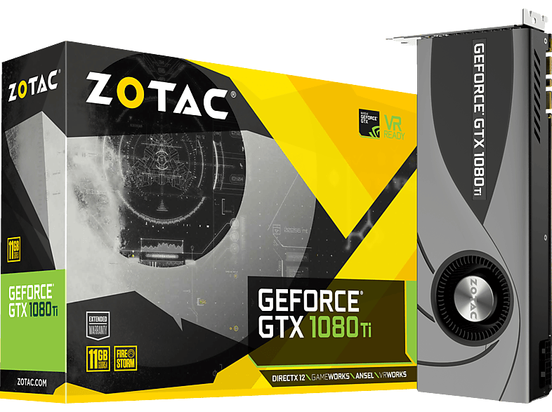 ZOTAC GeForce GTX 1080 Ti Blower 11GB GDDR5X ZT P10810B 10P online kaufen MediaMarkt