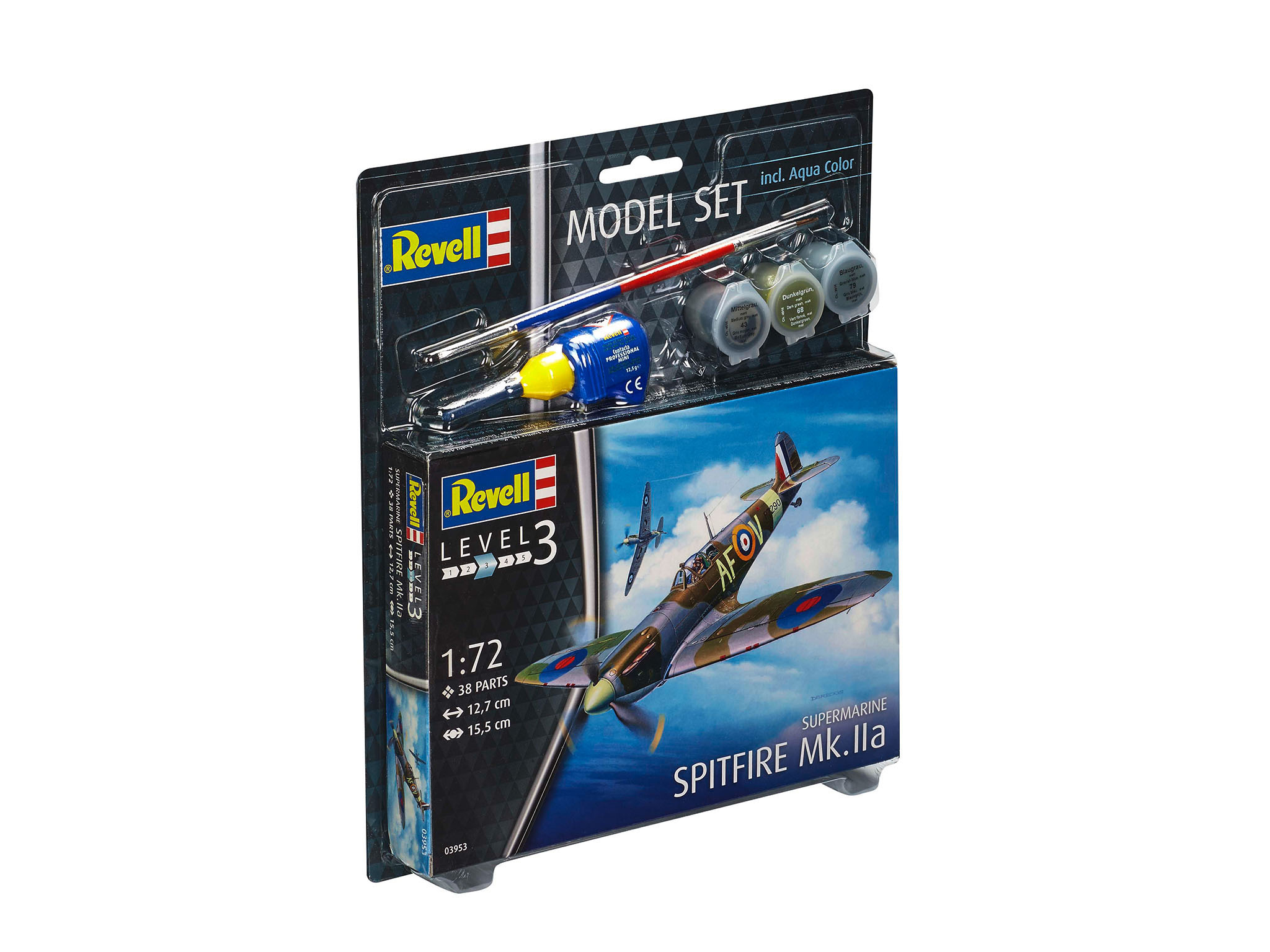 Mk.IIa Mehrfarbig Modellbausatz, Set Model Spitfire REVELL