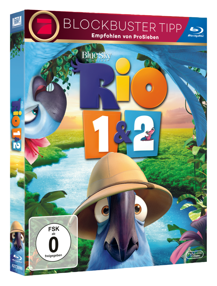 Rio 1 & 2 Blu-ray