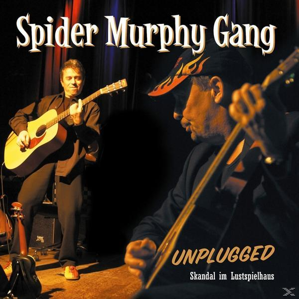 Albumcover mit zwei Gitarre spielenden Männern auf einer Bühne, Text: "UNPLUGGED".