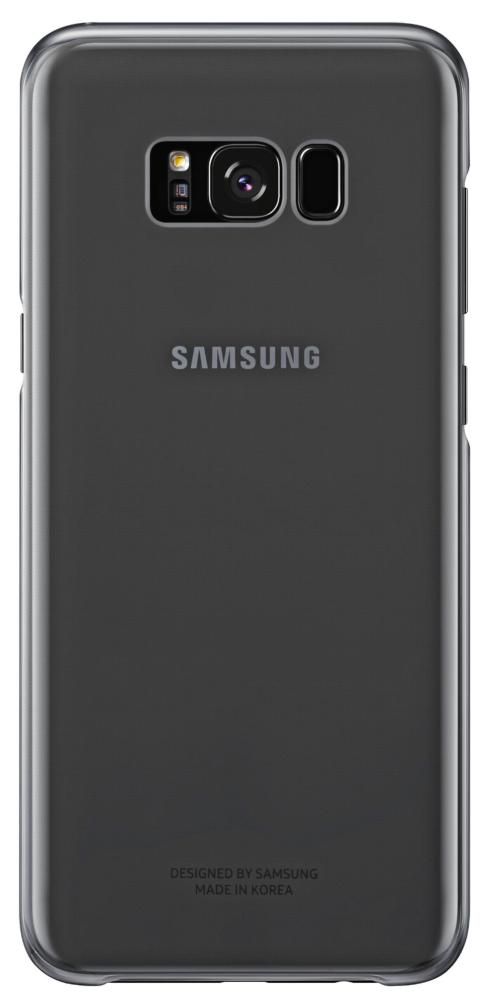 SAMSUNG Clear Cover, Backcover, Samsung, Galaxy S8, Schwarz