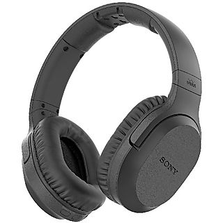 Auriculares inalámbricos - Sony MDR RF 895, Para TV, Radiofrecuencia, Reducción de ruido, Autonomía 20h, Negro
