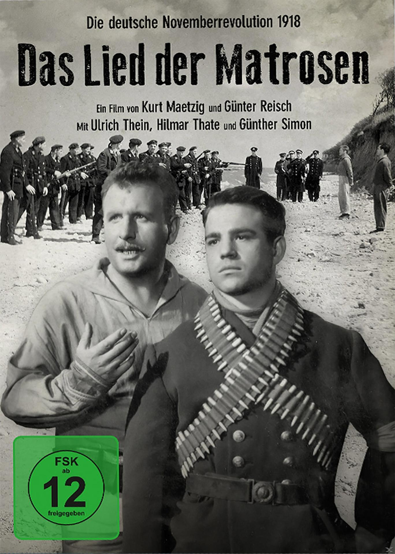 Ein Schwarzweiß-Filmplakat mit zwei Männern im Vordergrund und Soldaten im Hintergrund.
