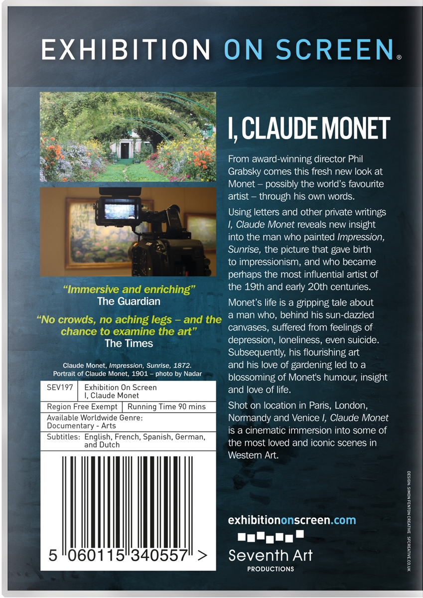Filmcover: Rückseite einer DVD-Hülle mit Text über einen Film und einem Landschaftsbild.