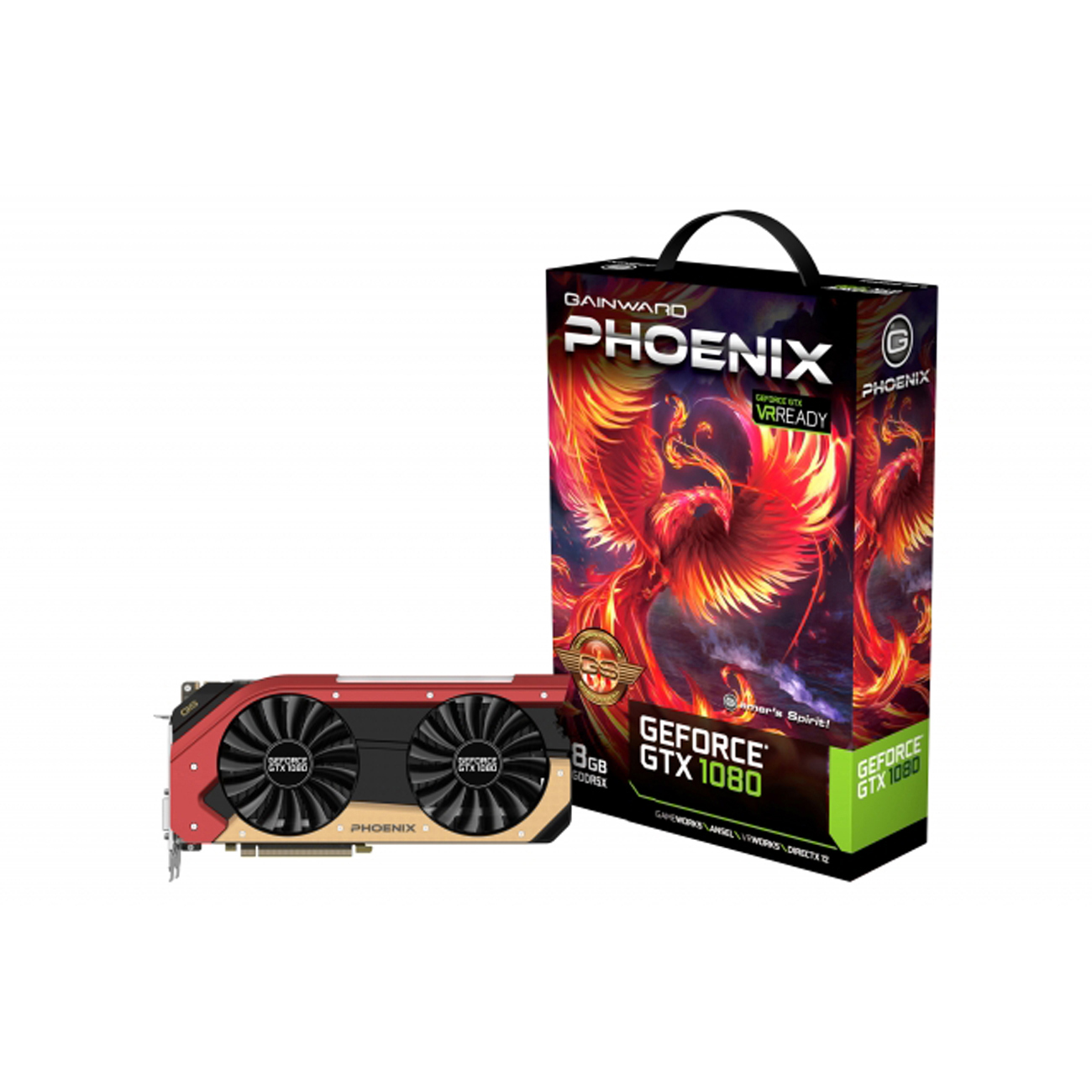 GAINWARD GeForce® GTX 1080 Phoenix GS 8GB (3644) (NVIDIA, Grafikkarte)