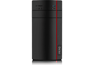 PEAQ P30S4-H2 asztali PC (Intel Core i5-7400/8GB RAM/120GB SSD + 1TB HDD/DVDRW/GT1060 3GB VGA/Windows 10)