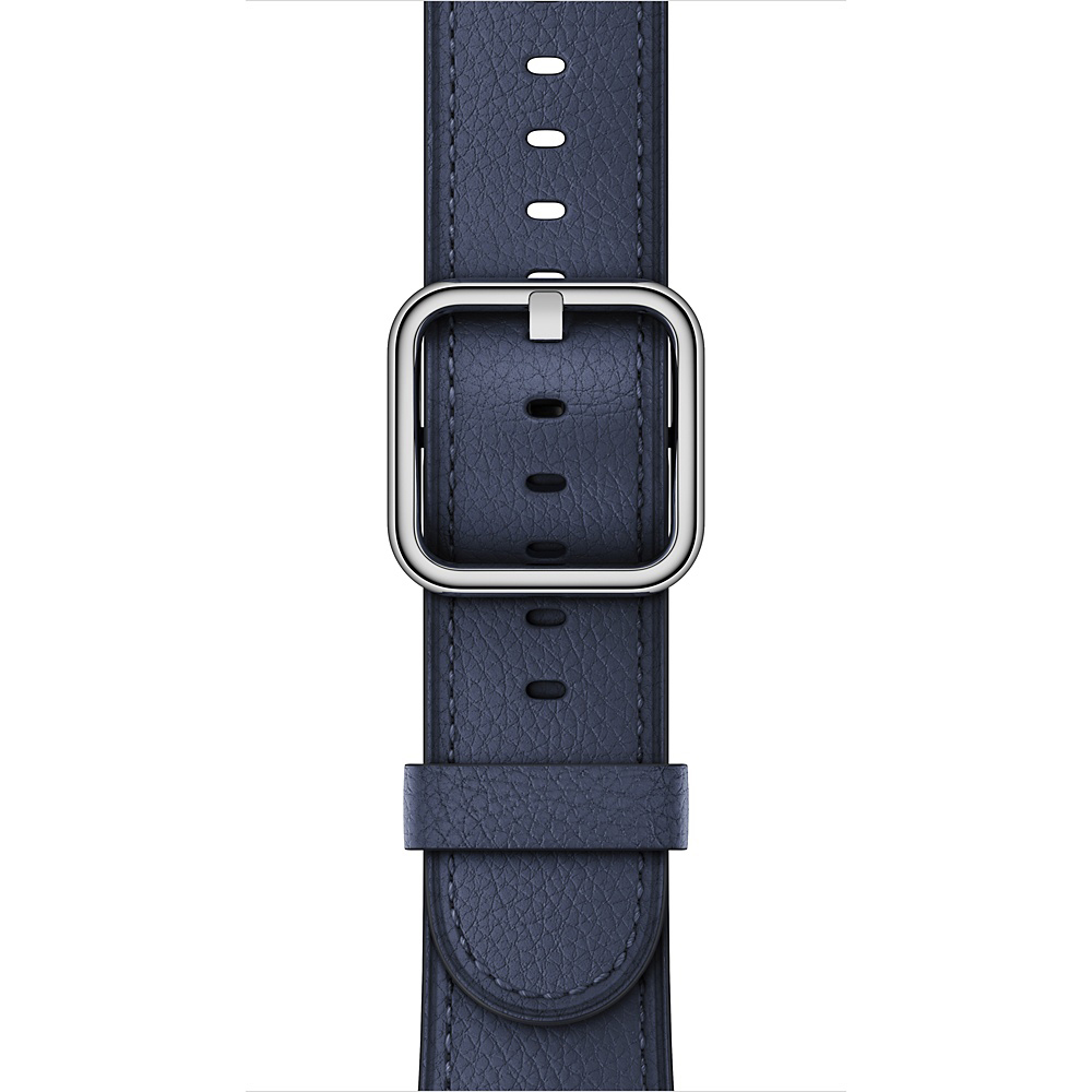 APPLE Klassisches Lederarmband, Ersatzarmband, Mitternachtsblau