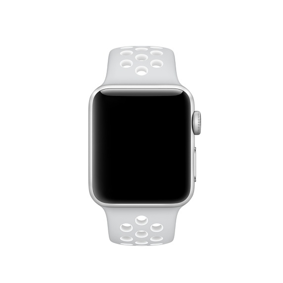 APPLE MQ2J2ZM/A, Ersatzarmband, Pure Platinum/Weiß