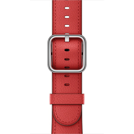 APPLE Klassisches Lederarmband, Ersatzarmband, Rot