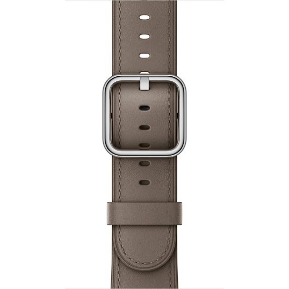 APPLE Klassisches Lederarmband, Ersatzarmband, Taupe