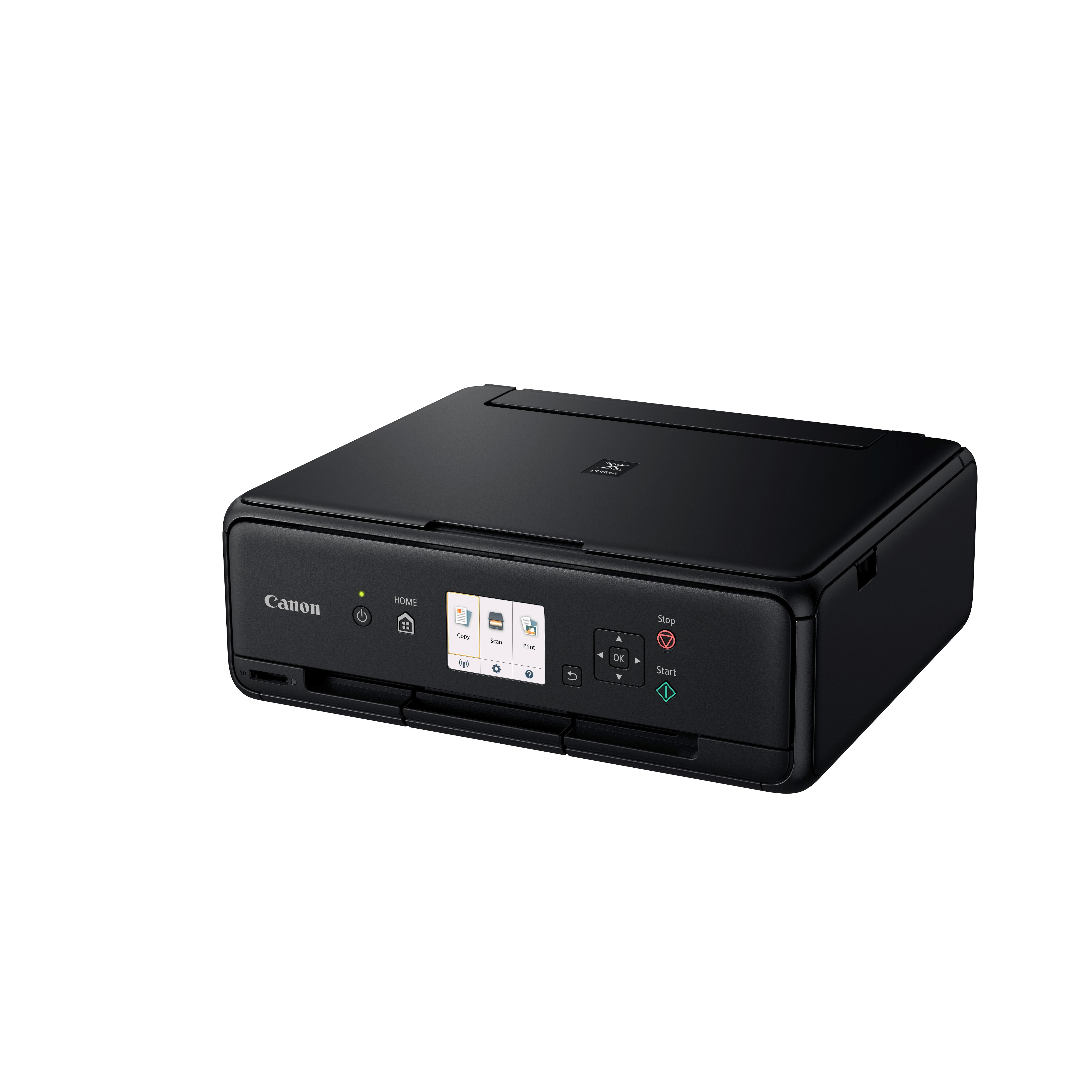 CANON PIXMA TS5055 + 50 Blatt Fotopapier PP-201 Tintenstrahl 3-in-1 Multifunktionsdrucker WLAN