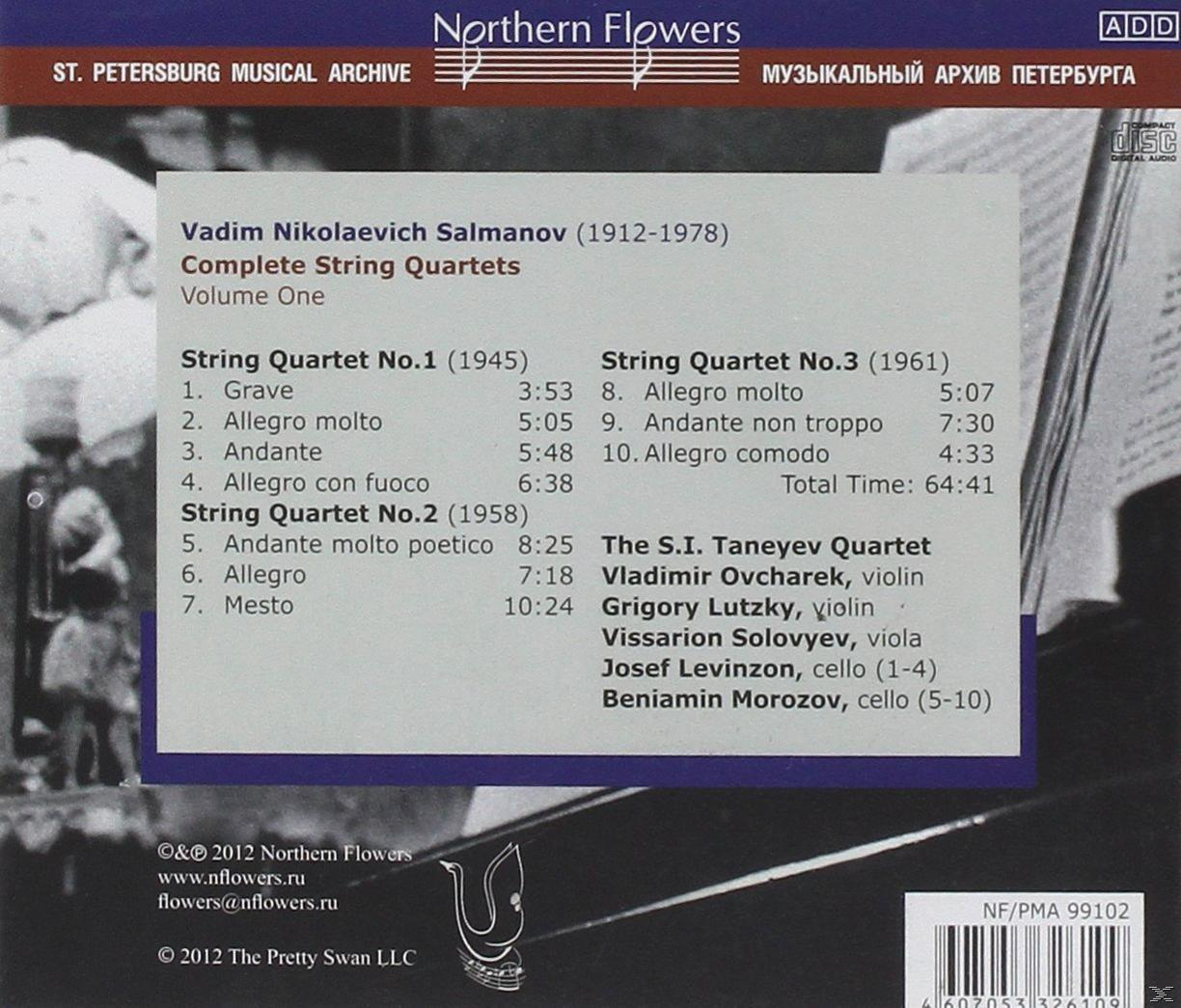 The S.I. Tanayev Quartet - Die Streichquartette Vol.1  - (CD)