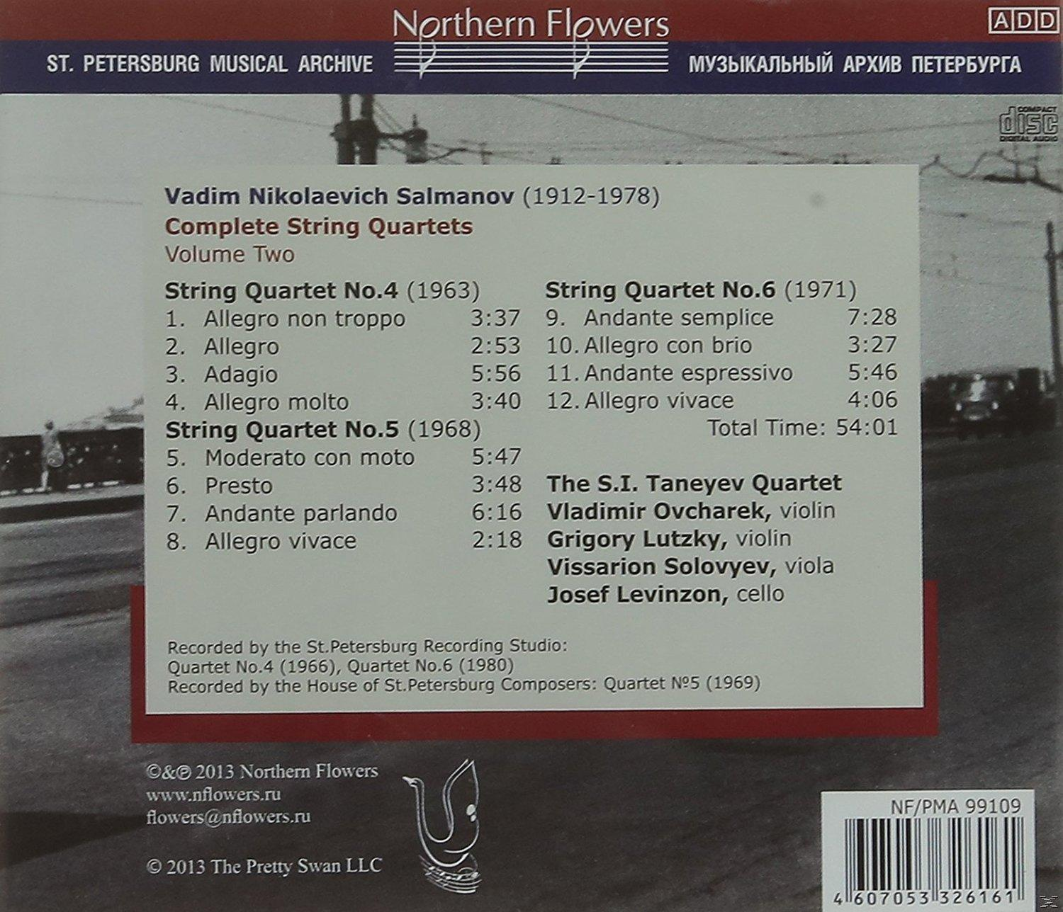 Taneyev Quartet - Die Streichquartette Vol.2   - (CD)