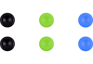 ISY PS4 IC-501 CONTROLLER CAPS - Thumbstick-Aufsätze (Blau/Grün/Schwarz)