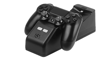 tvilling snack spænding ISY IC-2501 für 2 PS4-Controller, Ladestation, Schwarz Ladestation |  Schwarz online kaufen | SATURN