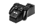ISY ISY IC 2501 - Caricatore doppio - Per controller PS4 - Nero - caricabatterie (Nero)