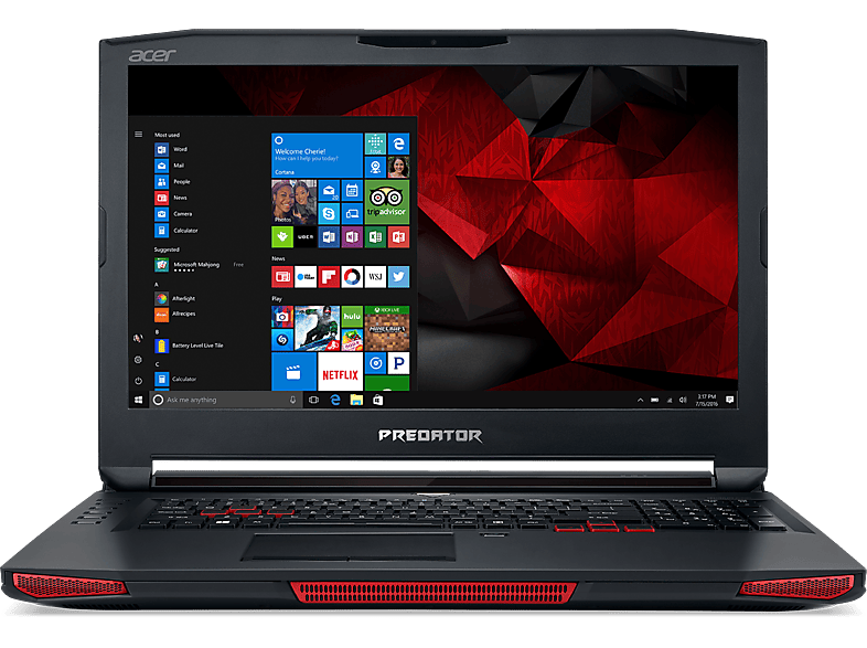 ACER Gaming laptop Predator GX-792-72U8 Intel Core i7-7820HK (NH.Q1EEH.002)