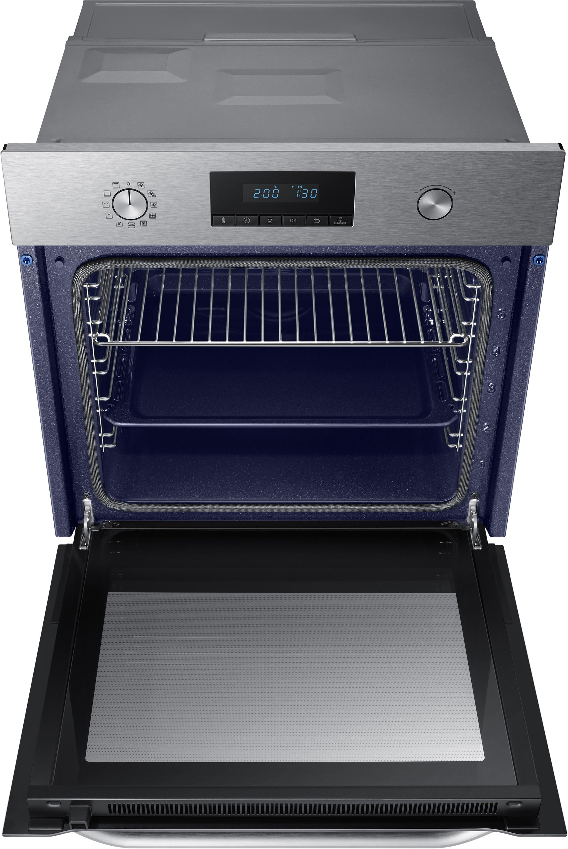 SAMSUNG NV70K3370BS, Einbaubackofen (Einbaugerät, 70 l, 595 mm breit)