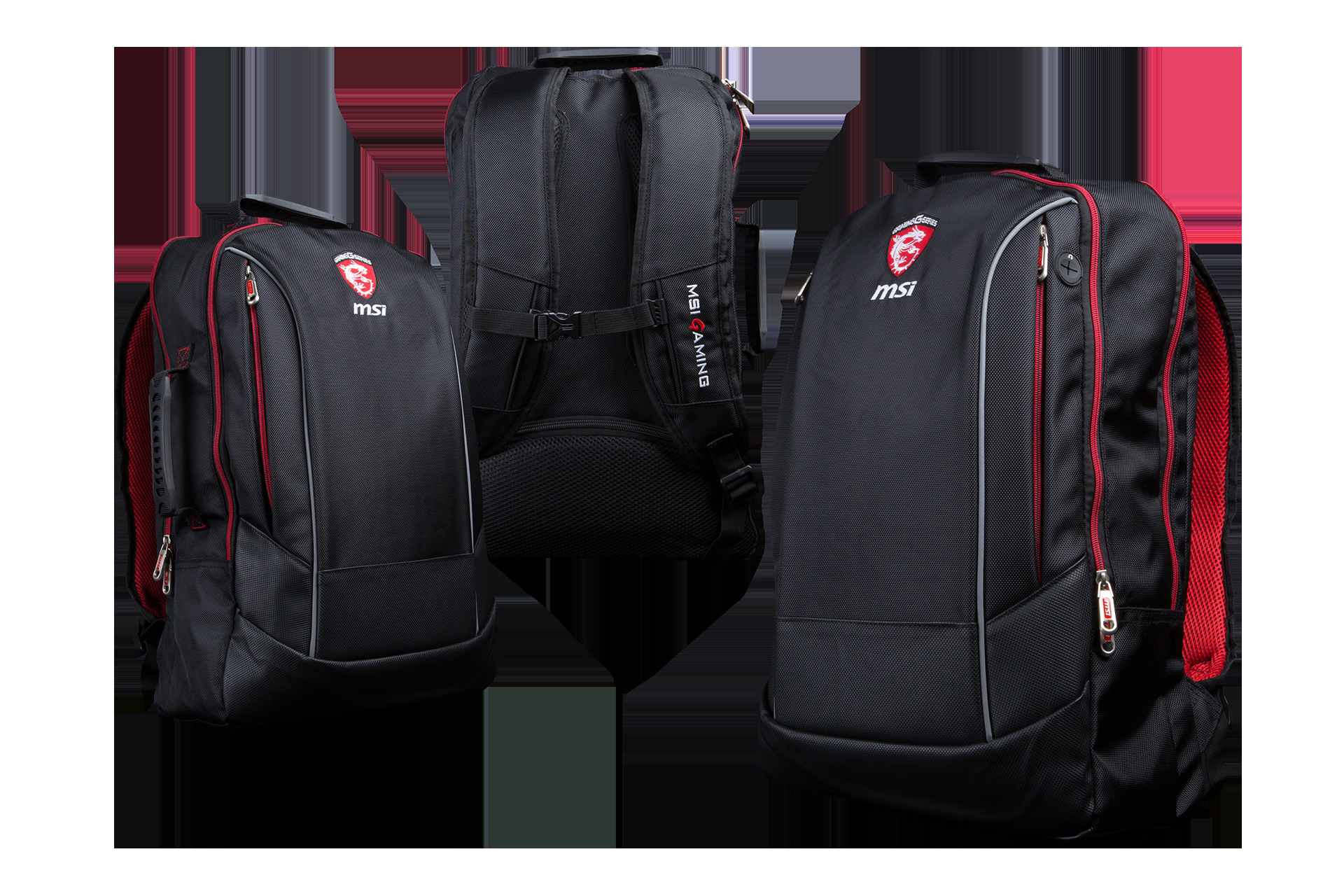 MSI G34-N1XX009-SI9 HECATE GAMING RUCKSACK SCHWARZ/ROT Notebookhülle