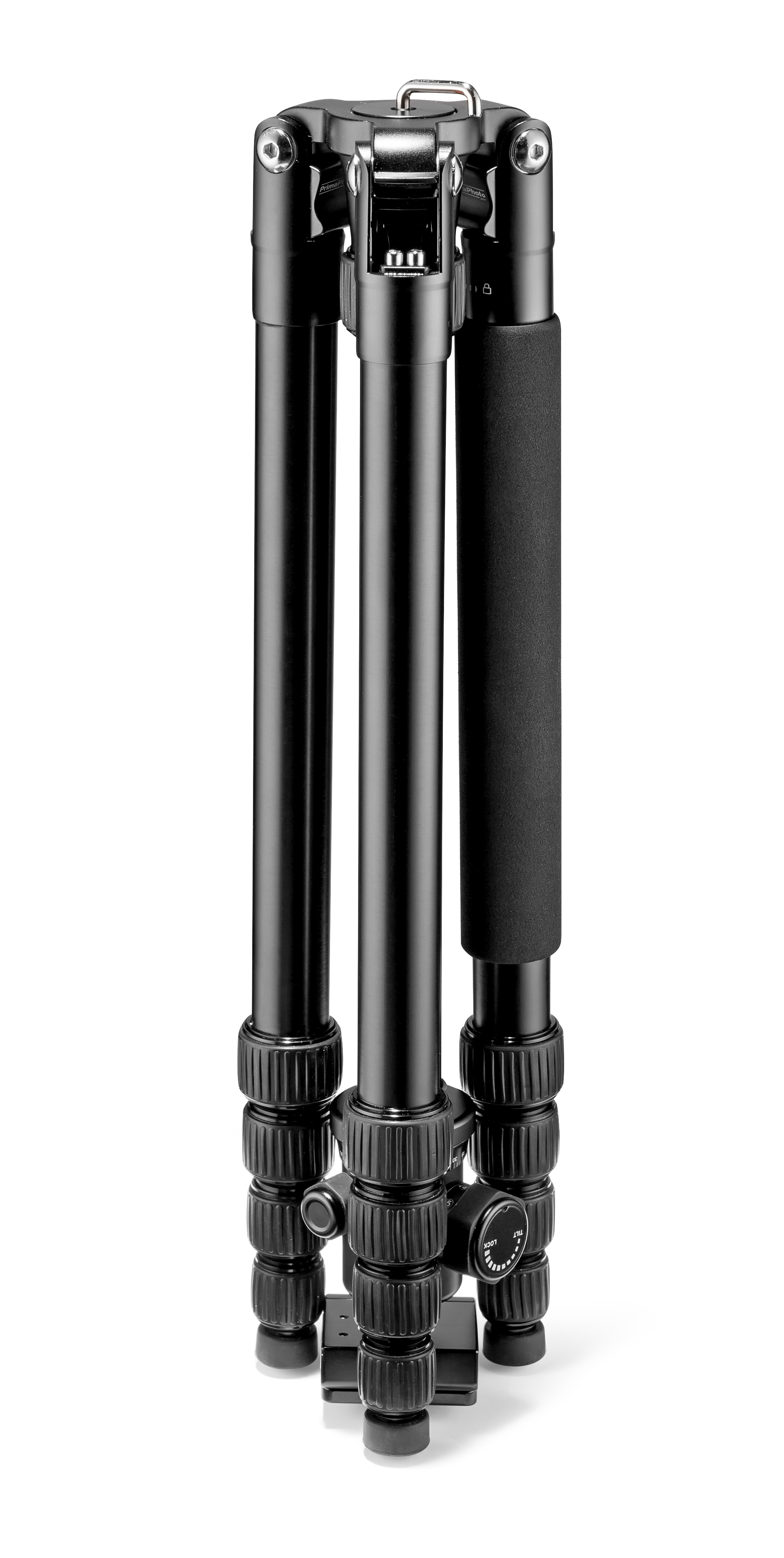 PRIMAPHOTO PHTRBBK Dreibein Stativ, Schwarz, Höhe offen bis 1400 mm
