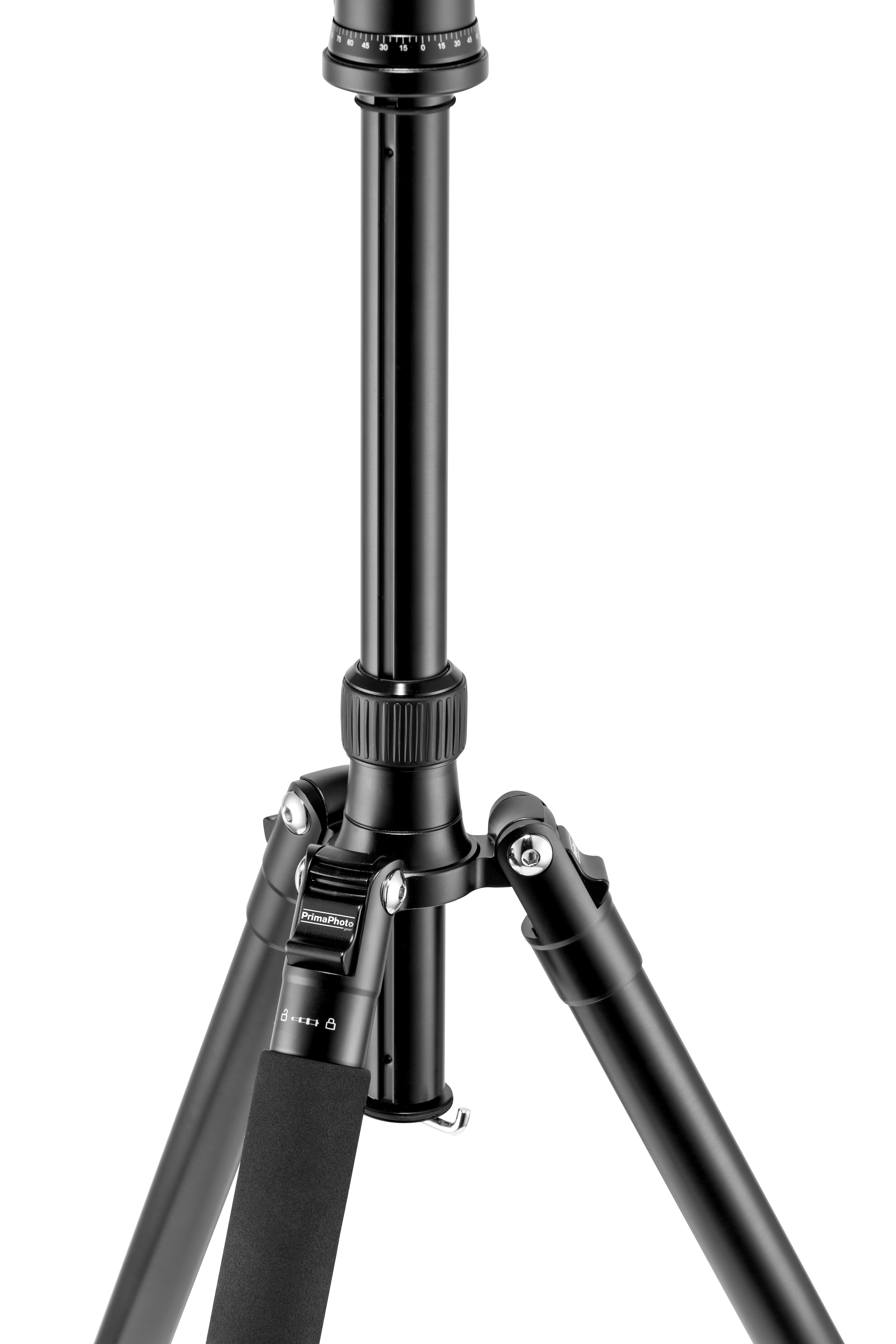 PRIMAPHOTO PHTRBBK Dreibein Stativ, Schwarz, Höhe offen bis 1400 mm