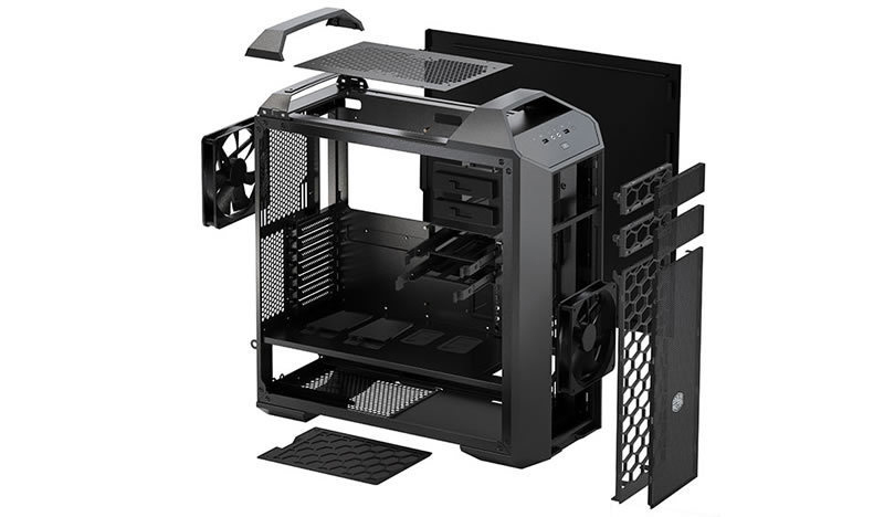 COOLER MASTER MasterCase Pro 5  (MCY-005P-KWN00) PC-Gehäuse, Schwarz 