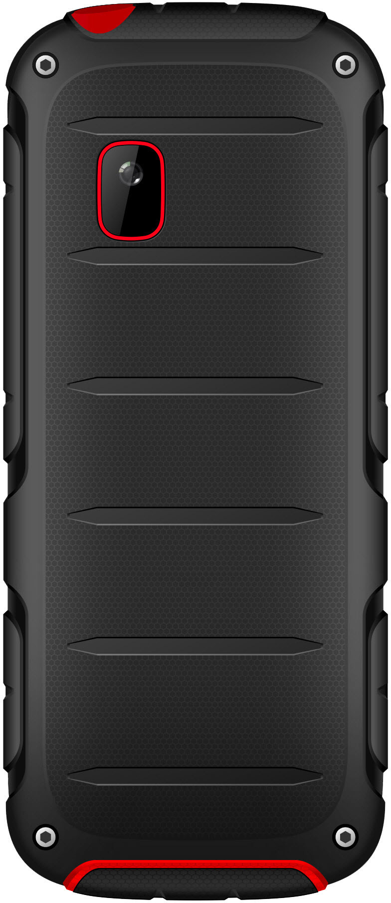 BEAFON AL 450 Handy, Schwarz/Rot