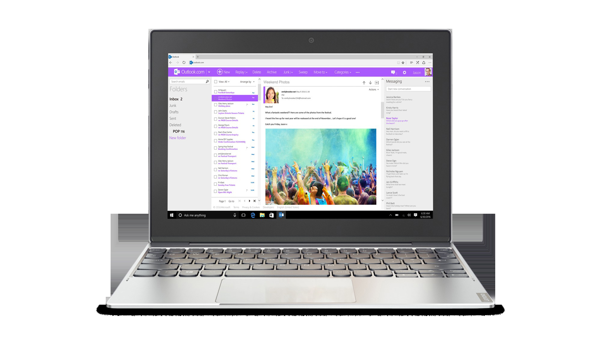LENOVO Miix 320 - 10,1 Zoll - Intel® Atom® x5-Z8350 - 2 GB - 64 GB - Intel® HD Graphics - Windows 10
