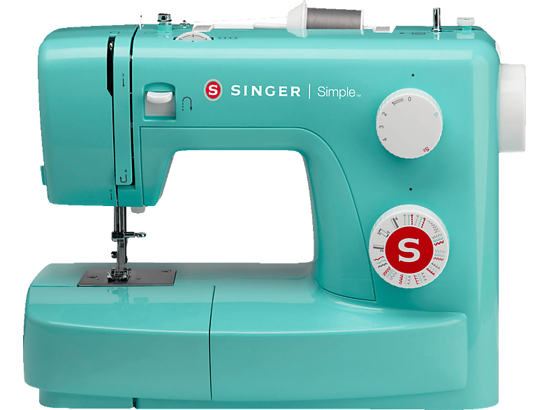 Singer 3223 Simple Nähmaschine (85 Watt, 23-Stiche, Freiarmnähen, Grün)