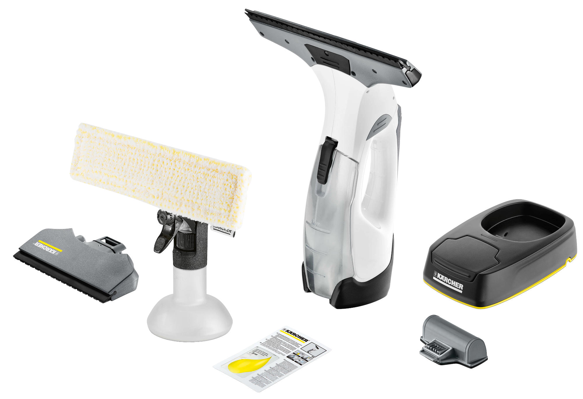 KÄRCHER 1.633-456.0 WV 5 Premium Non-Stop Cleaning Kit Fenstersauger, Weiß