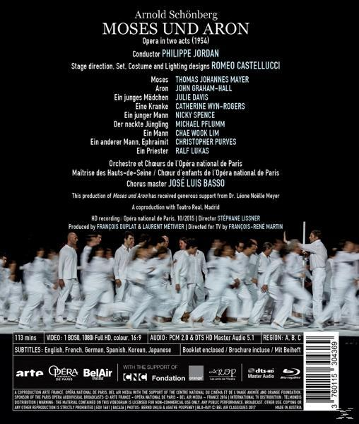 Philippe/l'opera National De Paris Jordan - Moses und Aron  - (Blu-ray)