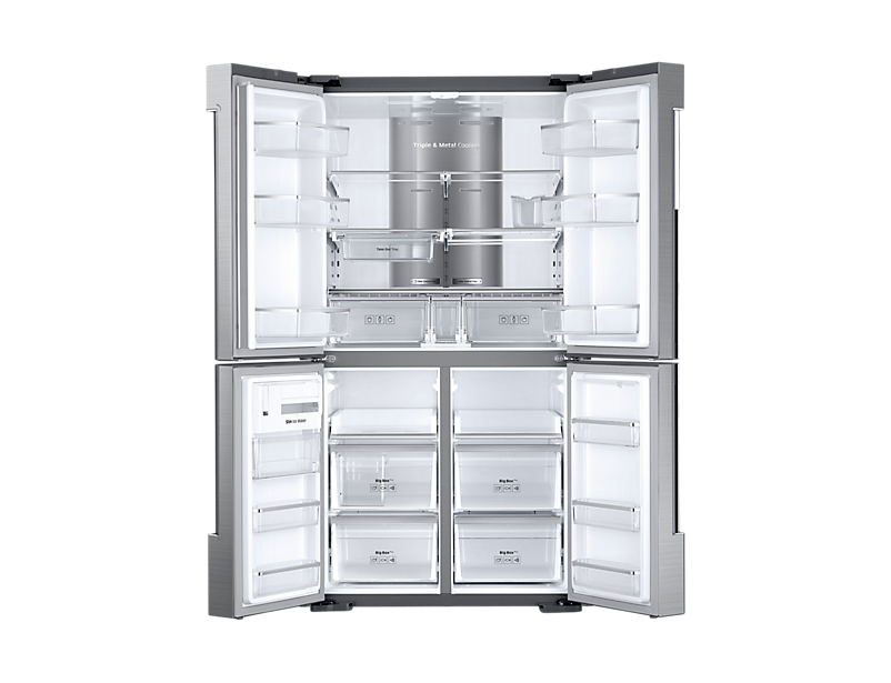 SAMSUNG RF85K90127F 850L Triple Cooling Teknolojili Gardırop Tipi No-Frost Buzdolabı Inox