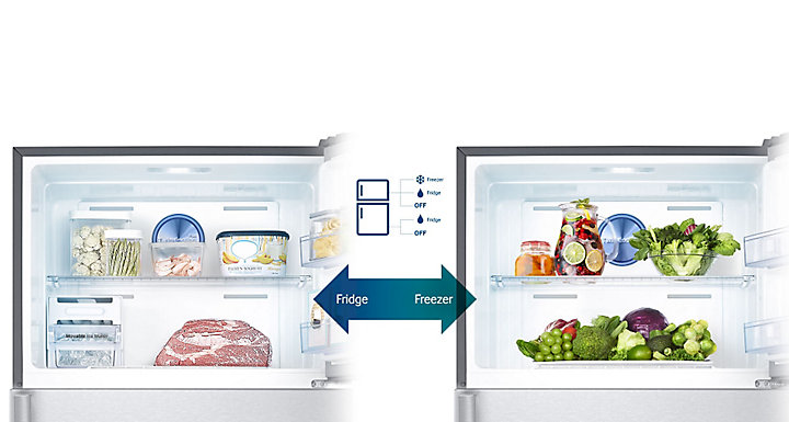 SAMSUNG RT46K6360SL/TR A+ Enerji Sınıfı 468L Twin Cooling Plus Buzdolabı Inox