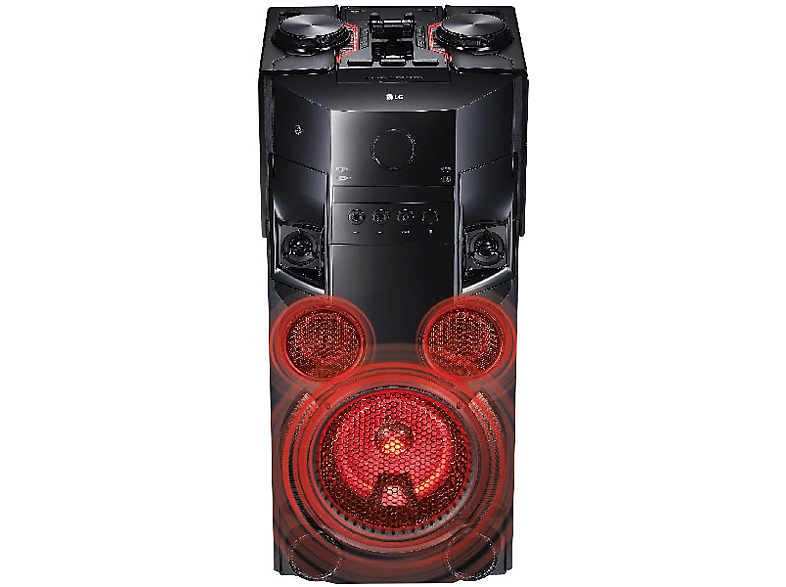 Altavoz de gran potencia LG 500 W, Bluetooth, Karaoke, USB, CD, Aux, Radio FM, Efectos DJ,