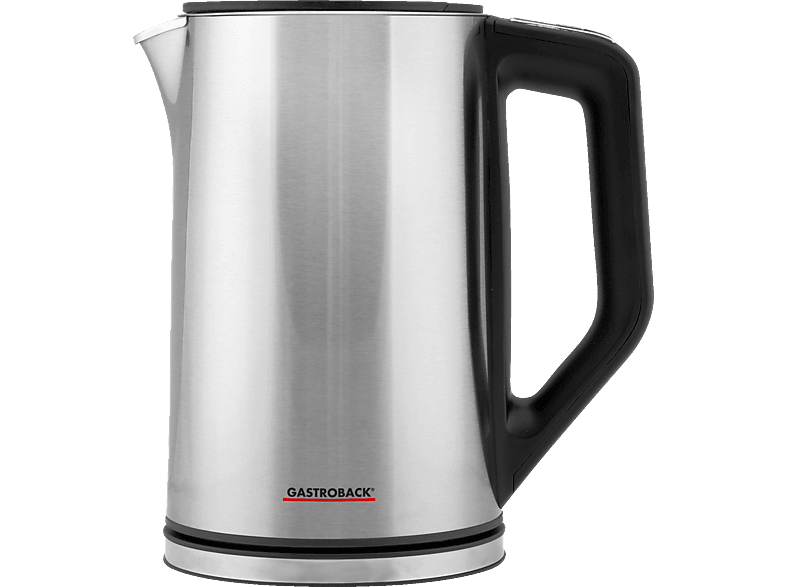 Gastroback 42436 Double Wall Design Wasserkocher (Edelstahl, 1.5 Liter, )
