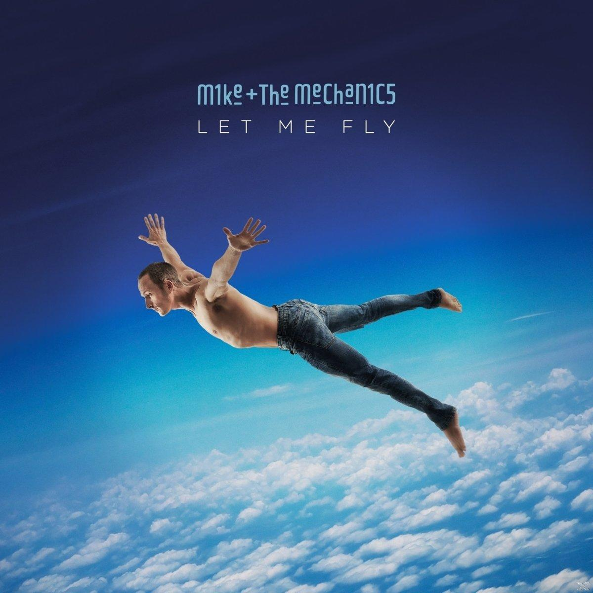 Albumcover: Mann fliegt durch Wolken, Titel 'Let Me Fly'.