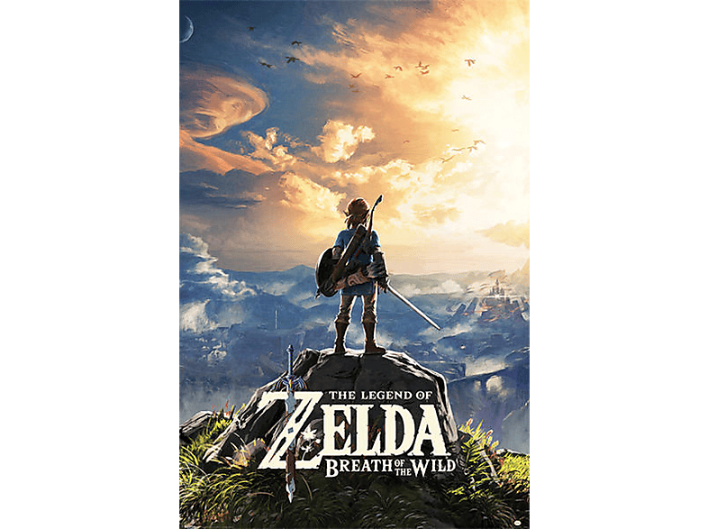 PYRAMID INTERNATIONAL The Legend Wild Großformatige Poster The Poster Of of Breath Sunset Zelda