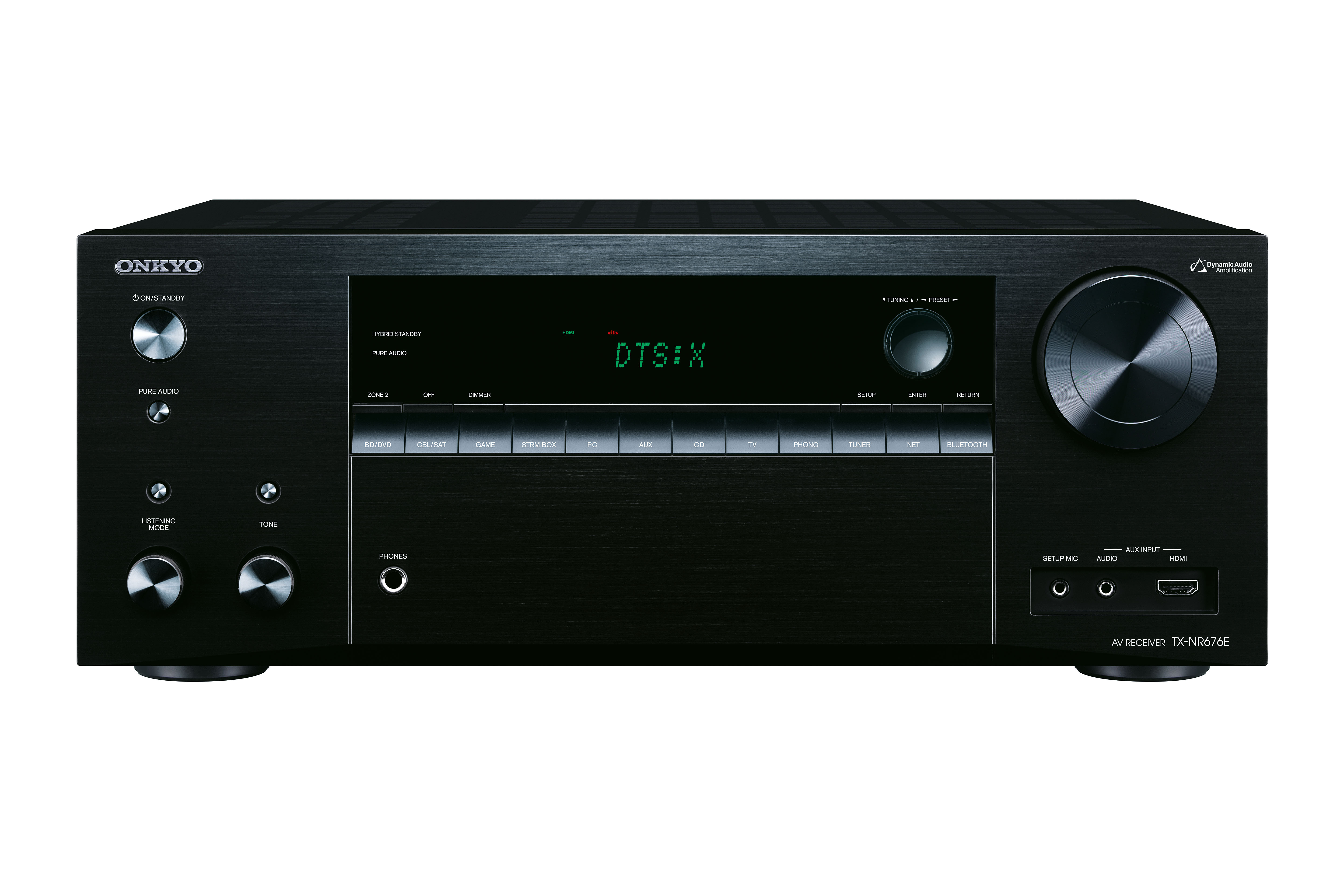 ONKYO TX-NR676E AV-Receiver (7.2 Kanäle, Schwarz)
