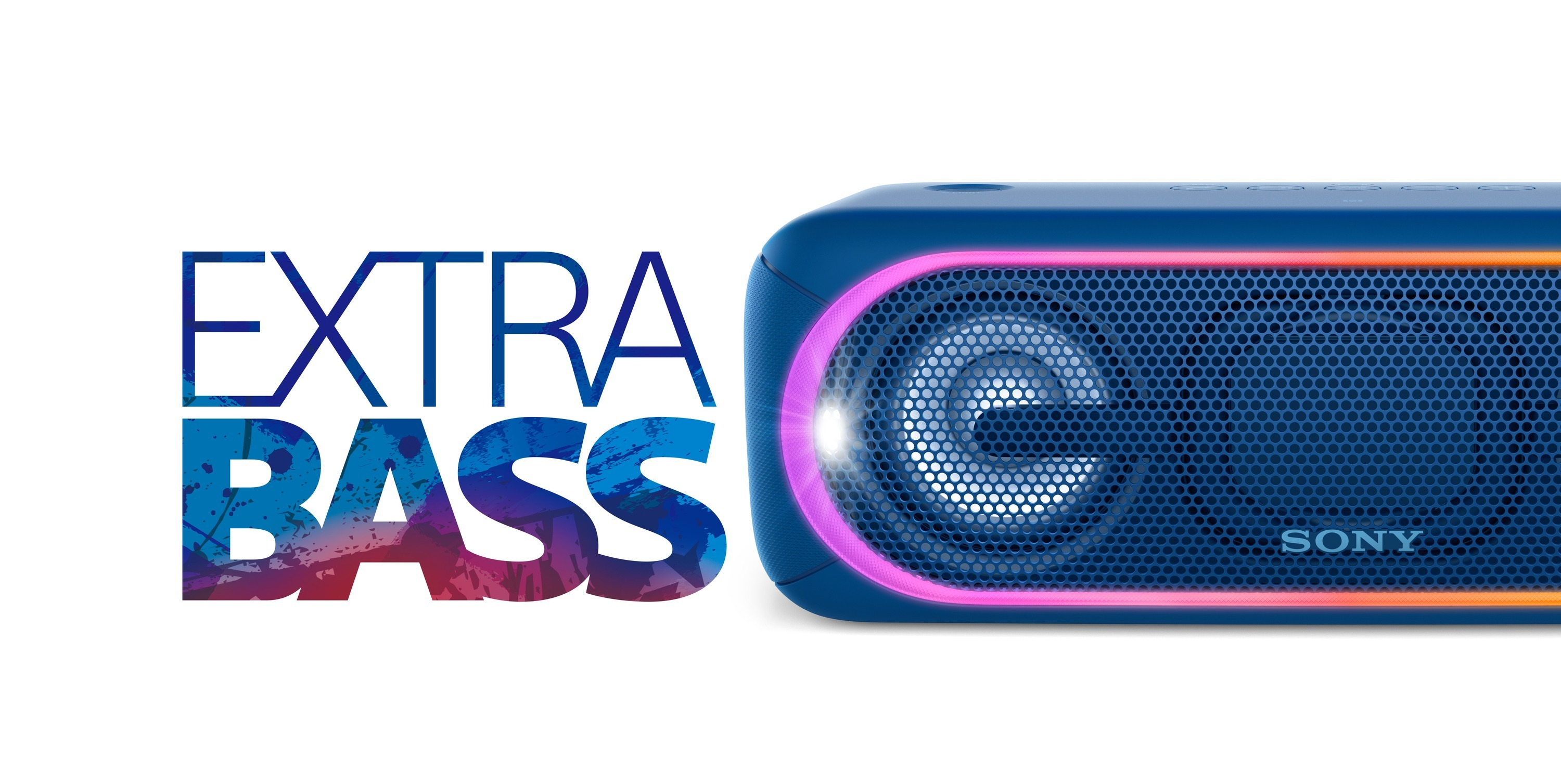 SONY SRS-XB 40 L Bluetooth Lautsprecher, Blau