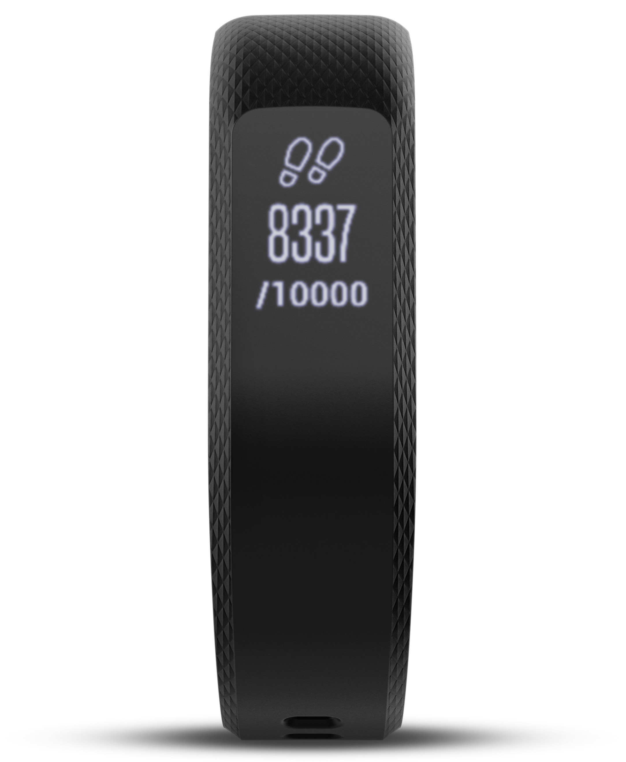 GARMIN vivosmart 3 L Fitnesstracker Silikon, mit Metallverschluß, 148-215 mm, Schwarz