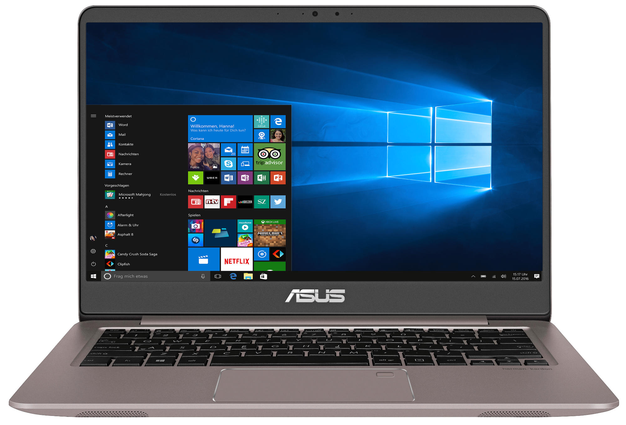ASUS UX3410UQ-GV101T - 14 Zoll - Intel® Core™ i5 i5-7200U - 8 GB - 1 TB - NVIDIA - Windows 10 Home (64 Bit)