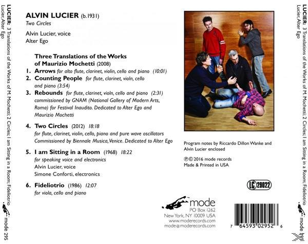 Alvin Lucier - Two Circles  - (CD)