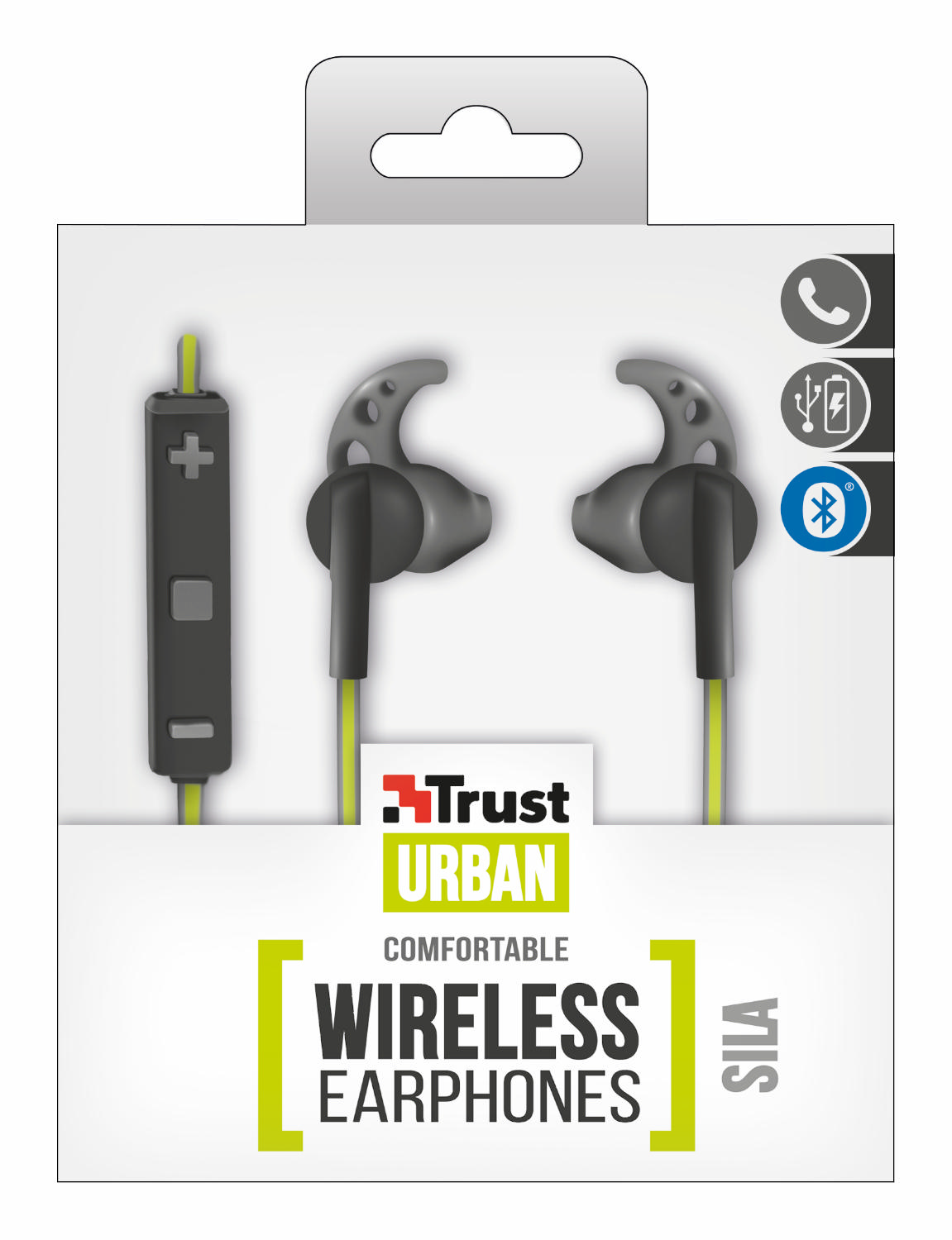 TRUST URBAN 21770 Sila Kablosuz Kulaklık Yeşil