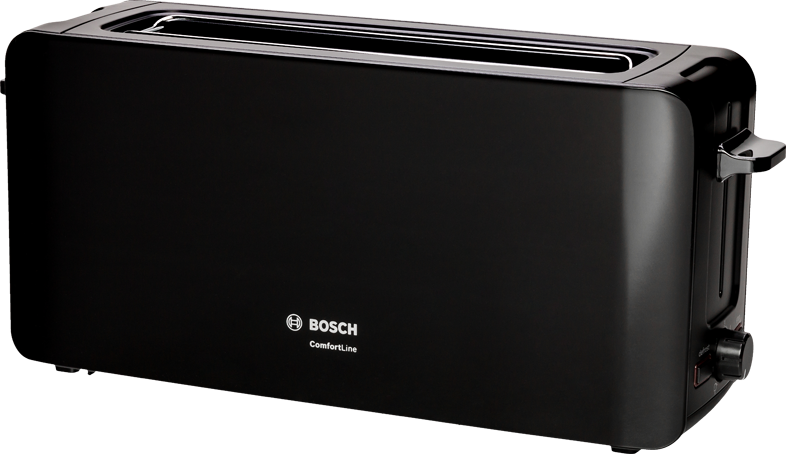 BOSCH TAT6A003 Hosszú szeletes kenyérpirító, fekete