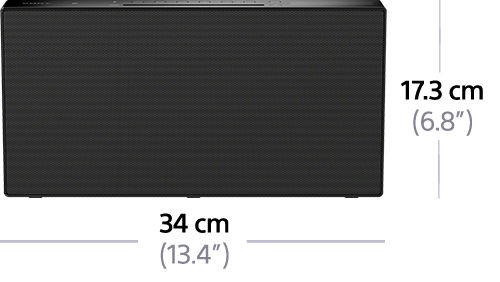 SONY CMT-X3CD Kompaktanlage (Schwarz)