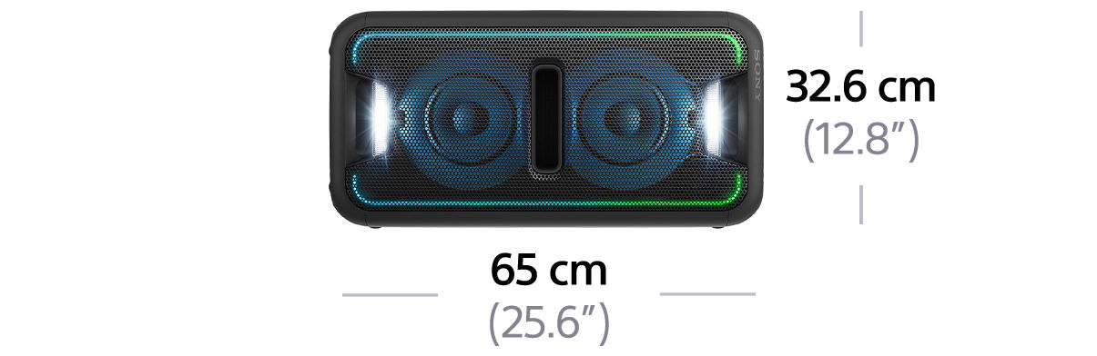 SONY GTKXB7 Soundsystem (Rot)