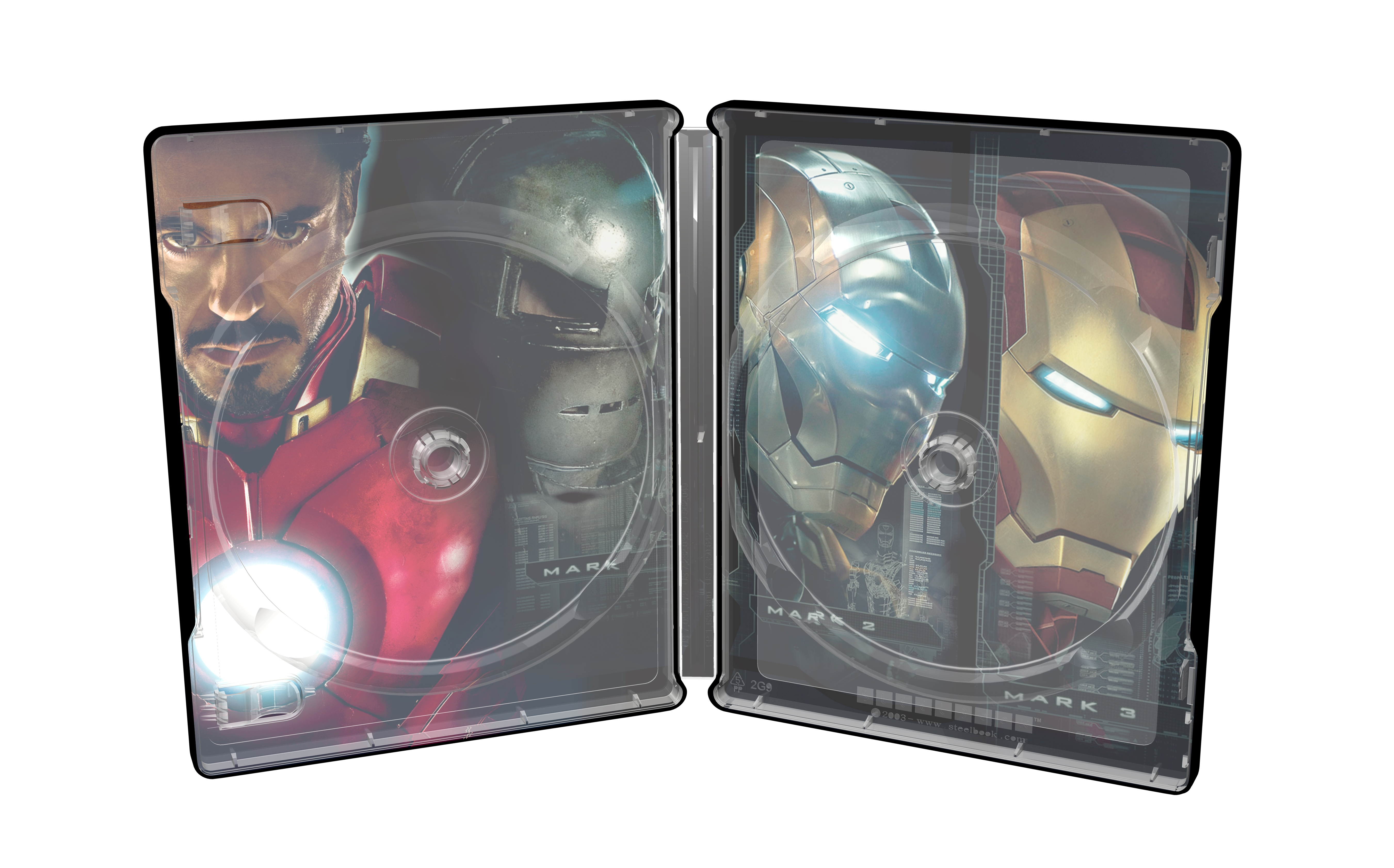 Iron Man Trilogie - Limited 4K Ultra HD Edition im Steelbook 4K Ultra HD Blu-ray + Blu-ray
