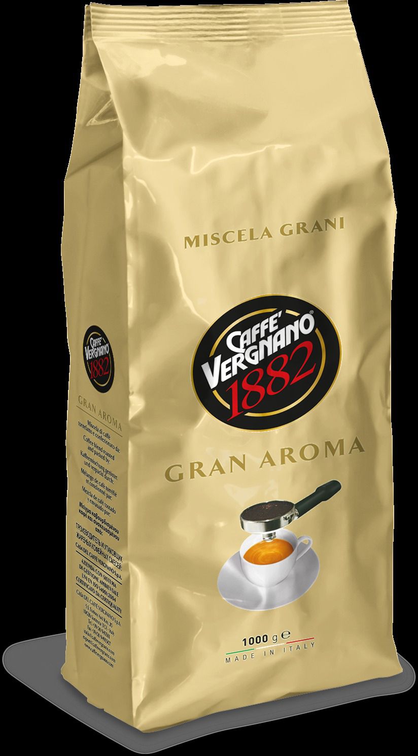 CAFFE VERGNANO 009 Gran Aroma Kaffeebohnen (Ganze Bohnen)